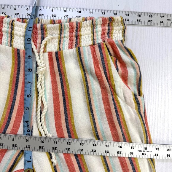Rip Curl Classic Surf Joggers Womens Sz XS Multi Stripe Drawstring Beach Pants - Picture 6 of 12